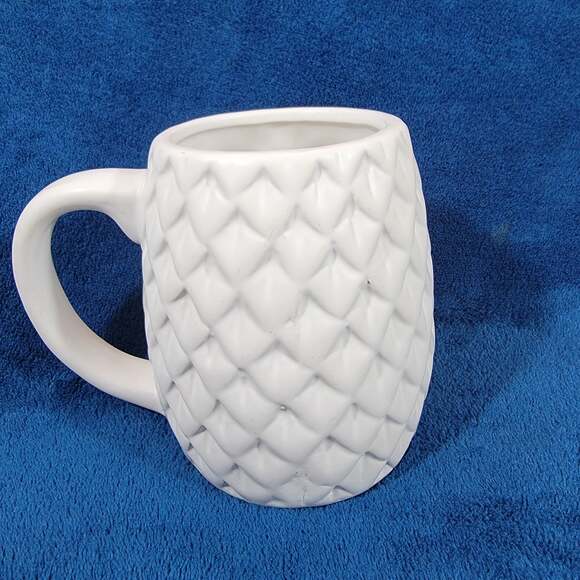 Maud Borud ceramic white owl coffee mug - Picture 2 of 4